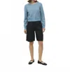 Azalea Ruby Cardigan In Dusk Blue In Blue