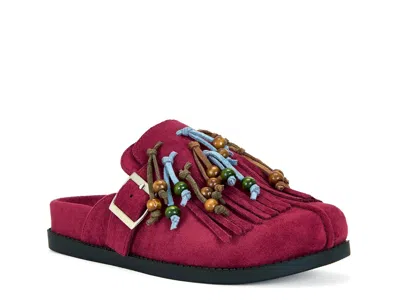 Azalea Wang Abilelle Mule In Burgundy