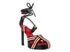 Azalea Wang Abilene Platform Sandal In Multi