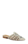 Azalea Wang Adaline Pointed Toe Mule In Bone
