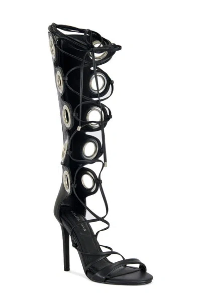 Azalea Wang Agathon Gladiator Sandal In Black