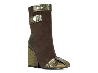 Azalea Wang Allona Bootie In Brown