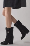 Azalea Wang Allona Wedge Boot In Black, Women's At Urban Outfitters In Black