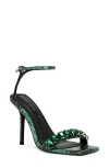Azalea Wang Arjun Lug Sole Boot In Green
