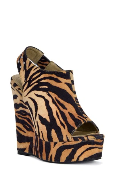Azalea Wang Aru Platform Wedge In Multi