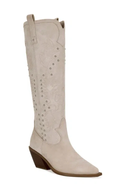 Azalea Wang Beckett Western Boot In Neutral