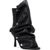 Azalea Wang Birdsong Open Toe Bootie In Black