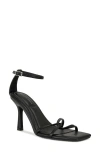 Azalea Wang Calsite Ankle Strap Sandal In Black