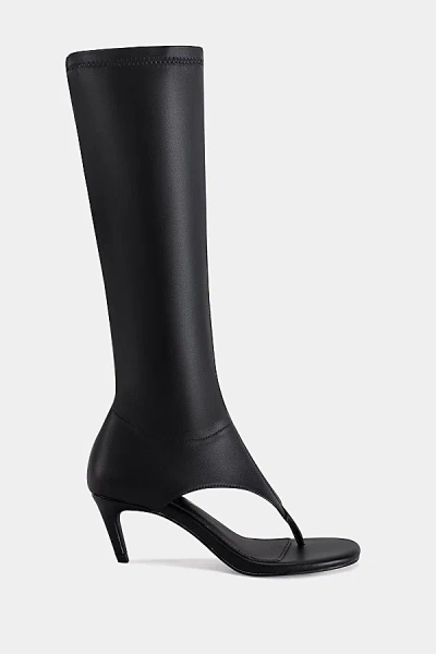 Azalea Wang Cecile Stiletto Sandal Boot Heel In Black, Women's At Urban Outfitters