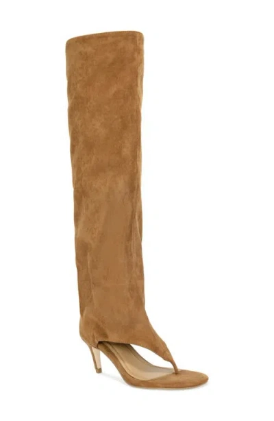 Azalea Wang Chandi Cuff Sandal In Brown