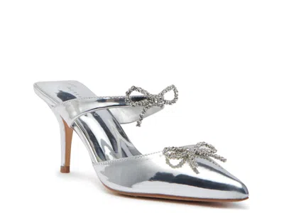 Azalea Wang Charlette Mule In Silver