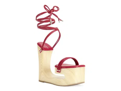 Azalea Wang Cipriano Platform Sandal In Multi