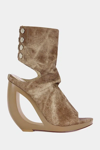 Azalea Wang Circos Wedge Bootie In Brown, Women's At Urban Outfitters