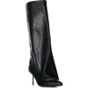 Azalea Wang Couture Crazy Pointed Toe Boot In Black