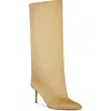 Azalea Wang Couture Crazy Pointed Toe Boot In Brown