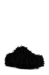 Azalea Wang Darwin Faux Shearling Clog In Black