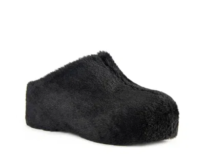 Azalea Wang Darwin Platform Clog In Animal Print
