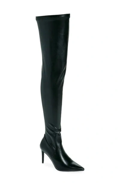 Azalea Wang Diantha Thigh High Boot In Black