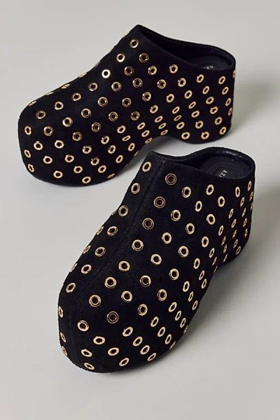 Azalea Wang Dilip Studded Clog In Black, Women's At Urban Outfitters