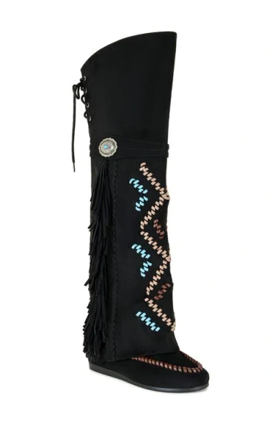 Azalea Wang Edmund Over The Knee Boot In Black