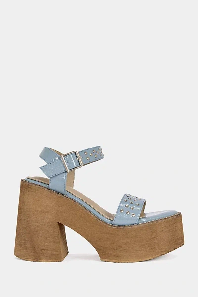 Azalea Wang Elizabella Platform Sandal In Blue, Women's At Urban Outfitters In Multi