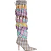 Azalea Wang Elodie Stiletto Boot In Multi