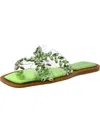 Azalea Wang Falken Slide Sandal In Green