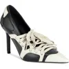 Azalea Wang Firestring Pointed Toe Pump In Multi