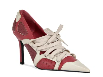 Azalea Wang Firestring Pump In Animal Print