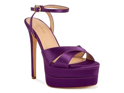 Azalea Wang Halladay Platform Sandal In Purple