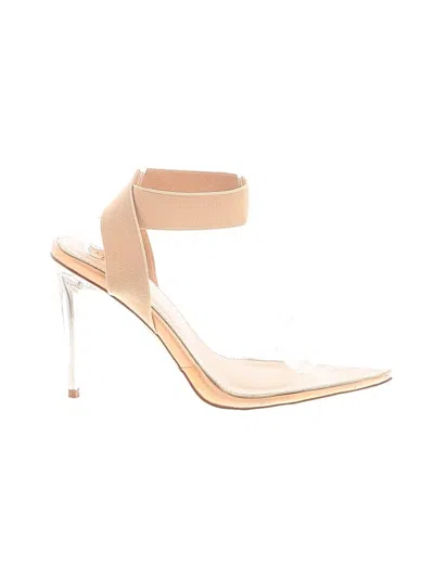 Pre-owned Azalea Wang Heels In Ivory