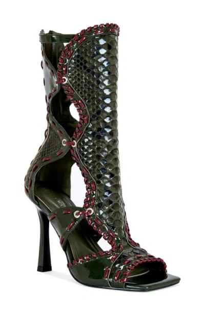 Azalea Wang Indrani Bootie In Green
