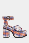 Azalea Wang Jaetyn Platform Sandal In Multi