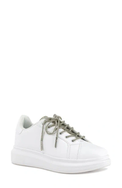 Azalea Wang Janan Water Repellent Sneaker In White