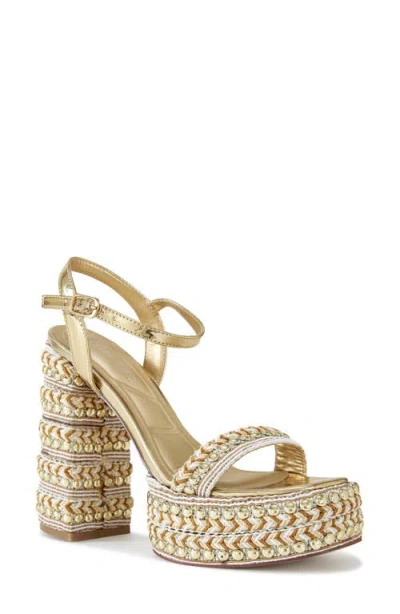 Azalea Wang Judson Espadrille Ankle Strap Platform Sandal