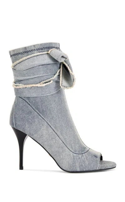 Azalea Wang Karter Stiletto Bootie In Blue