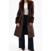 Azalea Wang Kaya Faux Leather & Faux Fur Coat In Multi