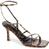 Azalea Wang Kaylin Ankle Strap Sandal In Leopard