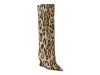 Azalea Wang Kenya Wedge Boot In Brown