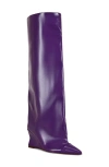 Azalea Wang Kenya Wedge Boot In Multi