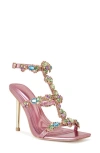 Azalea Wang Khai Ankle Strap Sandal In Pink