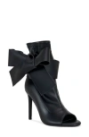 Azalea Wang Klarice Open Toe Bootie In Black