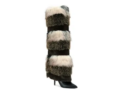 Azalea Wang Langlau Overtheknee Boot In Animal Print