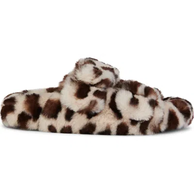 Azalea Wang Loving Faux Fur Slipper In Multi