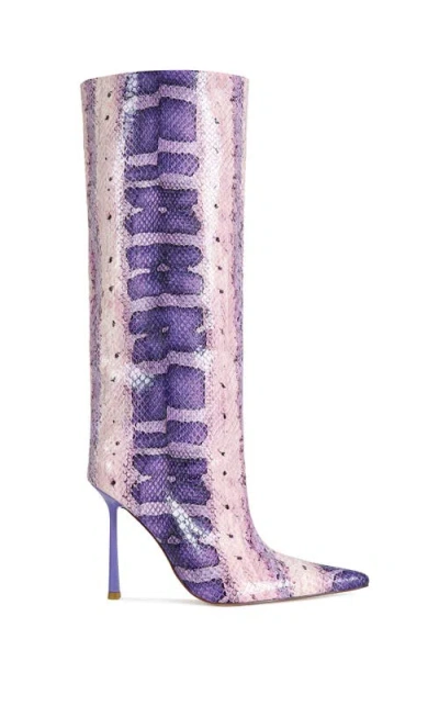 Azalea Wang Madeye Stiletto Boot In Purple