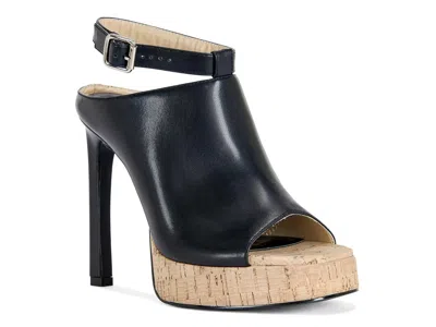 Azalea Wang Maelie Platform Sandal In Black