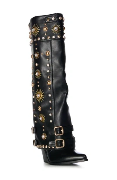 Azalea Wang Mahmoud Over The Knee Boot In Black