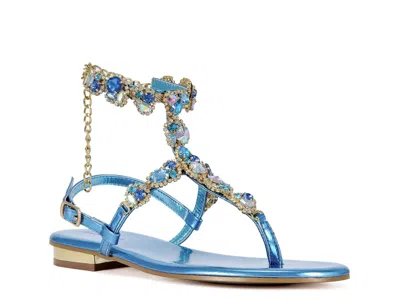 Azalea Wang Marinella Sandal In Blue