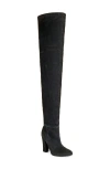 Azalea Wang Nanette Thigh High Boot In Black