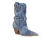 Azalea Wang Neith Western Boot In Blue